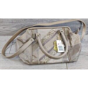 Vintage Kmart Brown Leather Handbag/Purse New With Tags